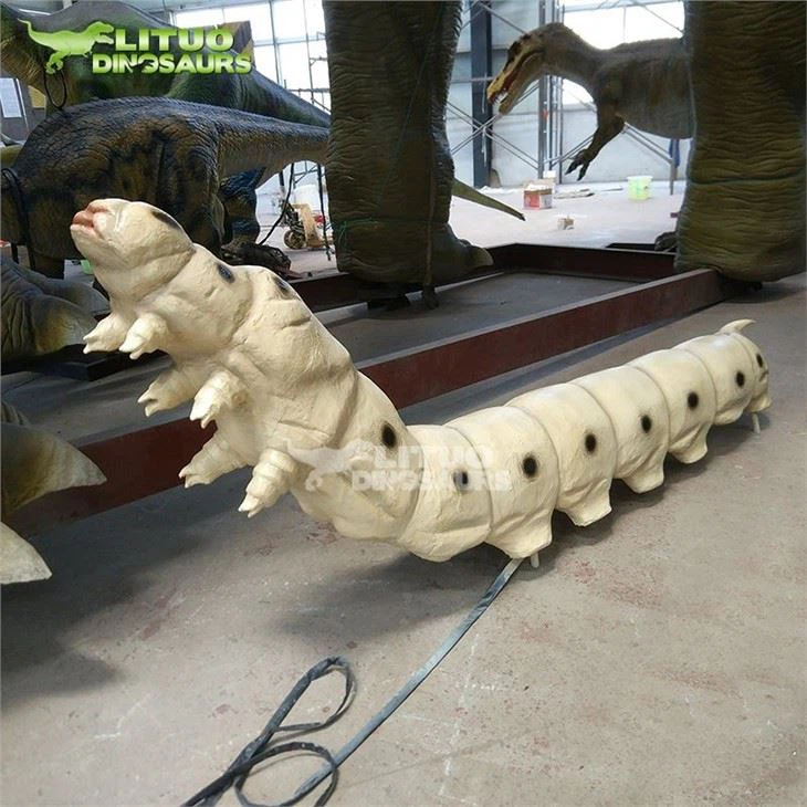 2Large Insect Animatronic Silkworm(001)