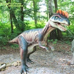 Animatronik realistik dinozavr Dilofozavr